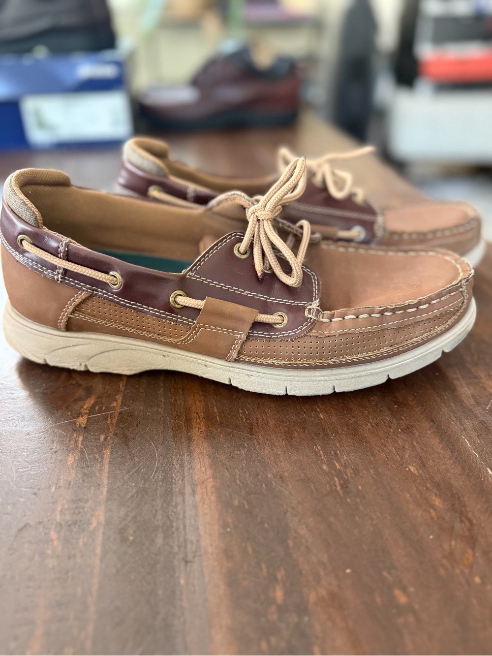 Thom McAn Ultra Flex Brown Slip-on Shoes - 11M
